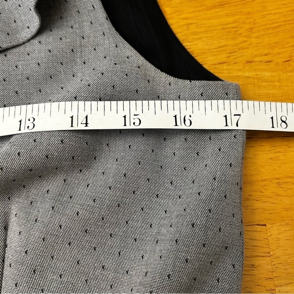 JONES New York Sleeveless Swiss Dot Print Dress - Picture 12 of 14